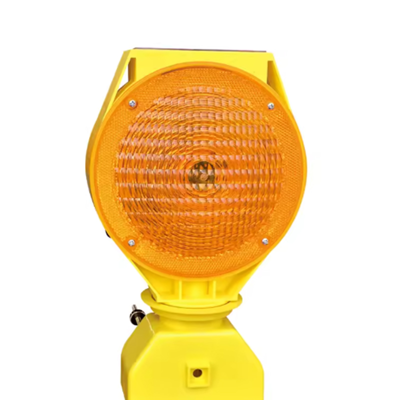 Kerucut Lalu Lintas Led Bertenaga Surya Tahan Cuaca Penginderaan Otomatis Fotosensitif Dan Lampu Peringatan Sinyal Bahaya
