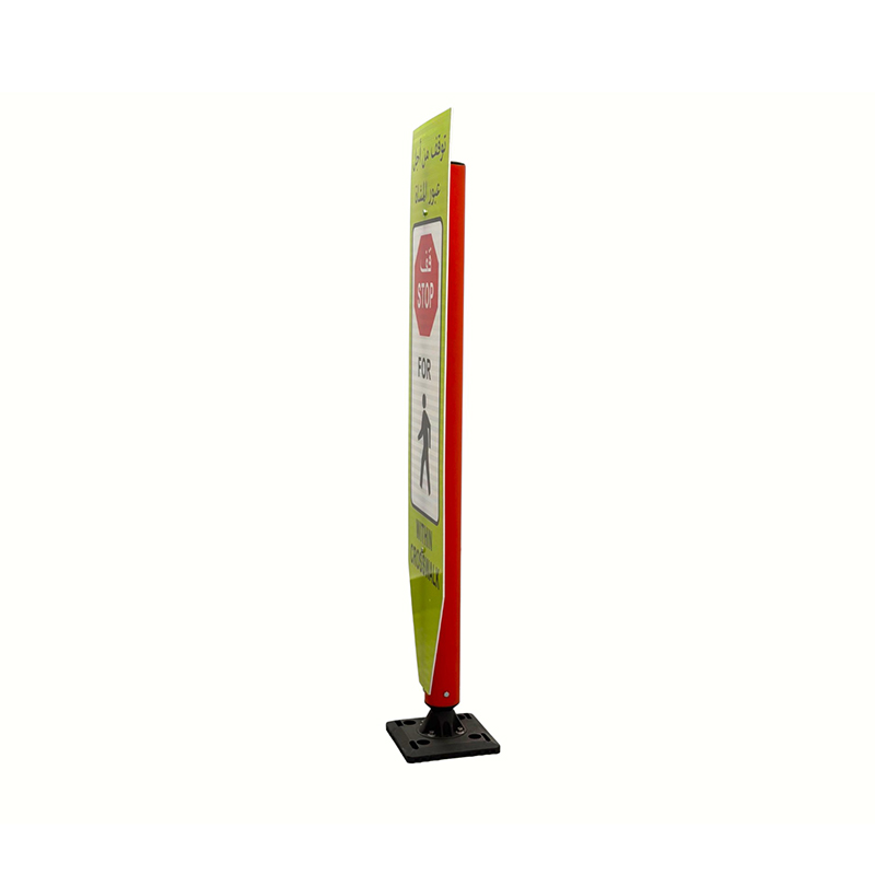 Papan Tanda Delineator Lalu Lintas Fleksibel dengan Basis Elastis Tahan Benturan
