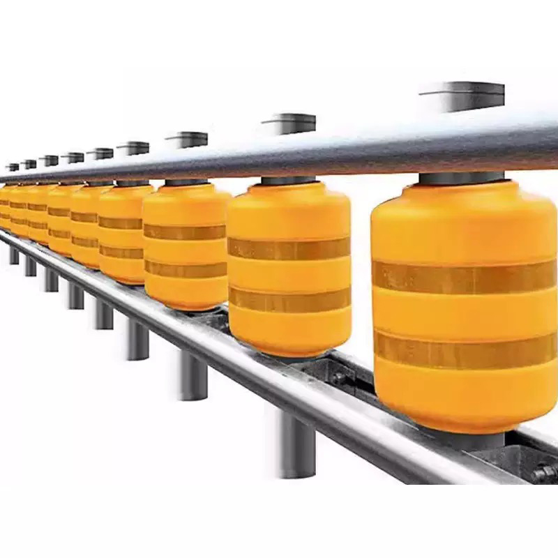 Penghalang Roller Jalan Raya Penyerap Energi untuk Kurva Tajam