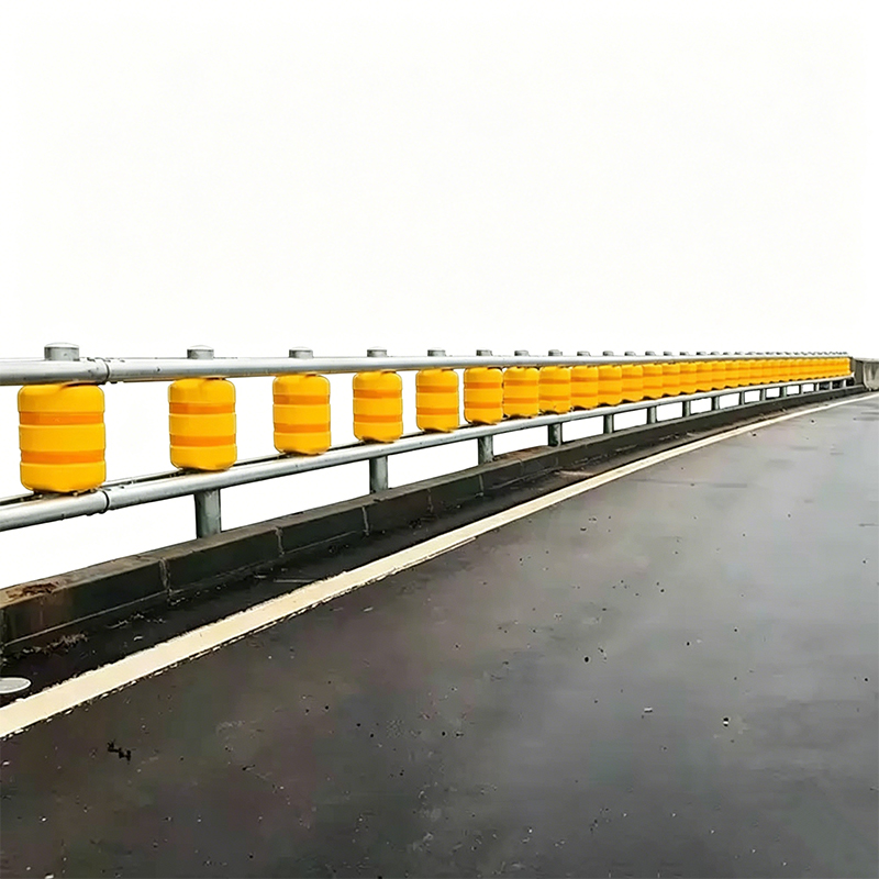 Penghalang Roller Jalan Raya Penyerap Energi untuk Kurva Tajam