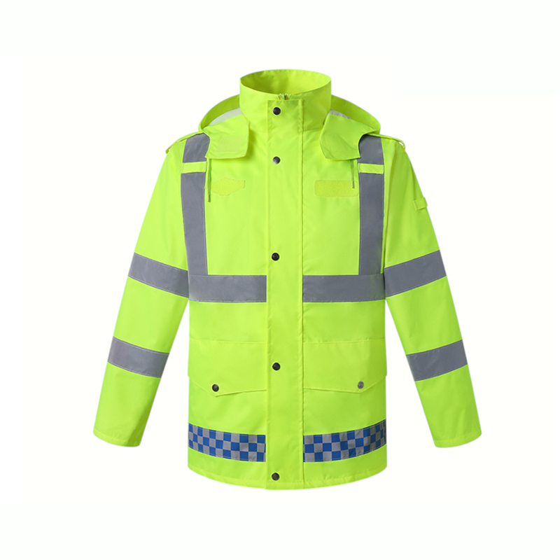 Jaket/celana keselamatan visibilitas tinggi kain Oxford