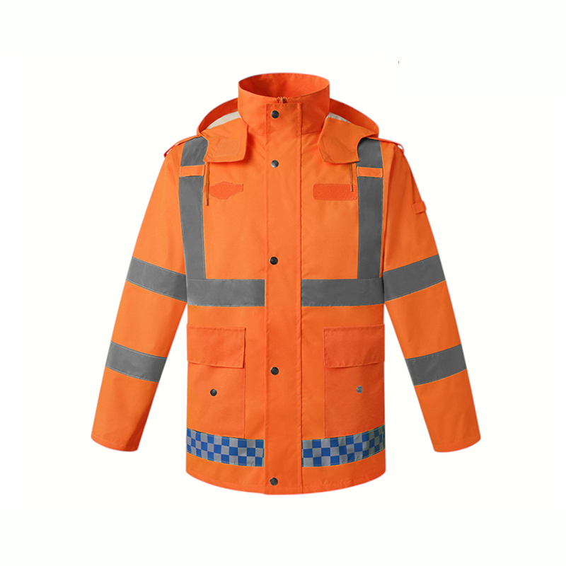 Jaket/celana keselamatan visibilitas tinggi kain Oxford