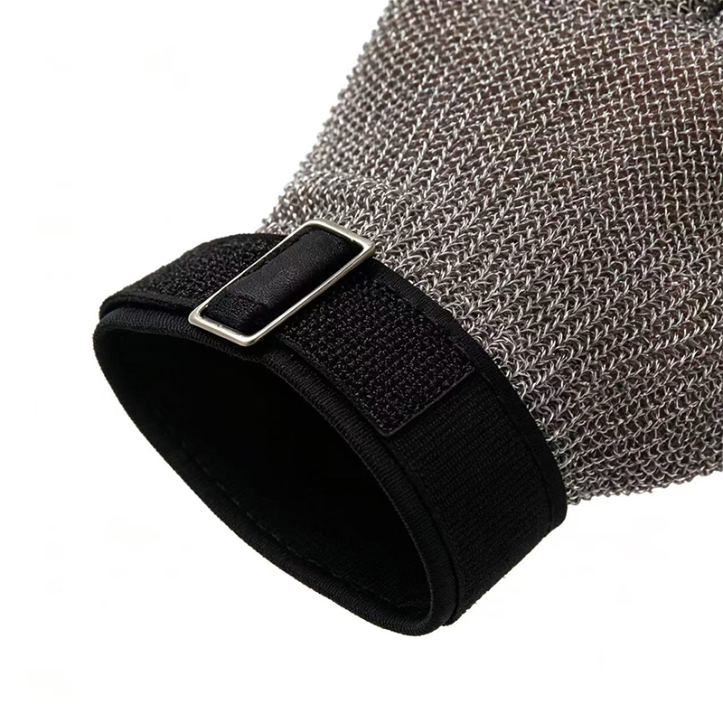 Sarung Tangan Anti Pemotongan Jaring Cincin Stainless Steel