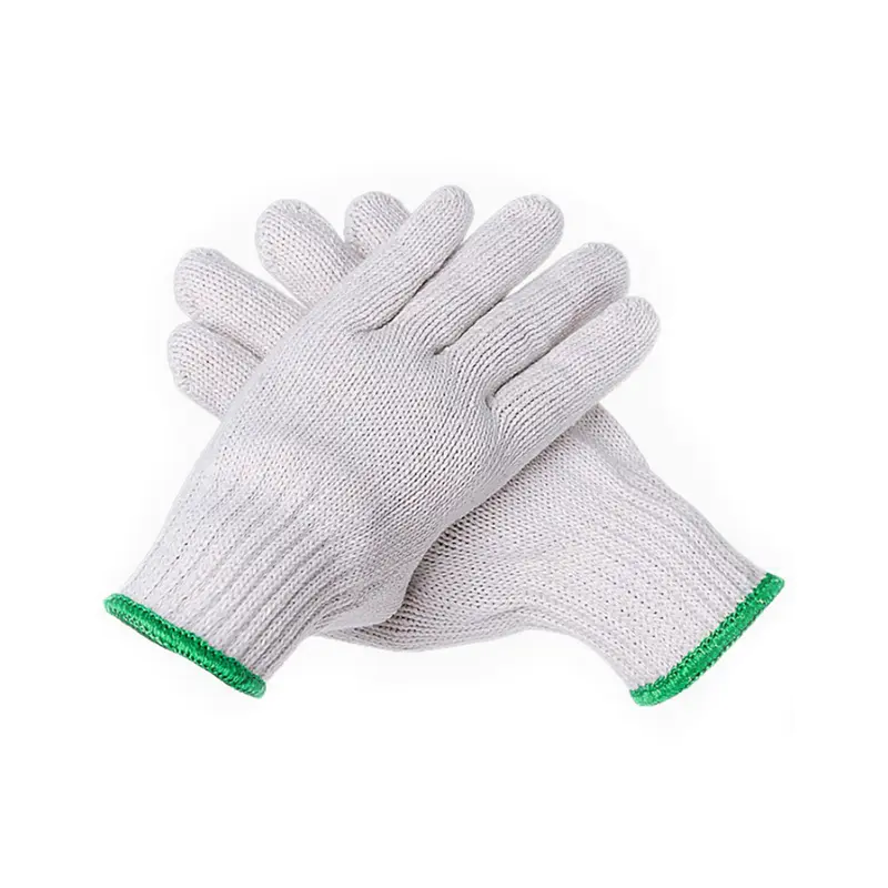 Sarung tangan pelindung tenaga kerja dari benang katun Sarung tangan pelindung tenaga kerja dari benang katun