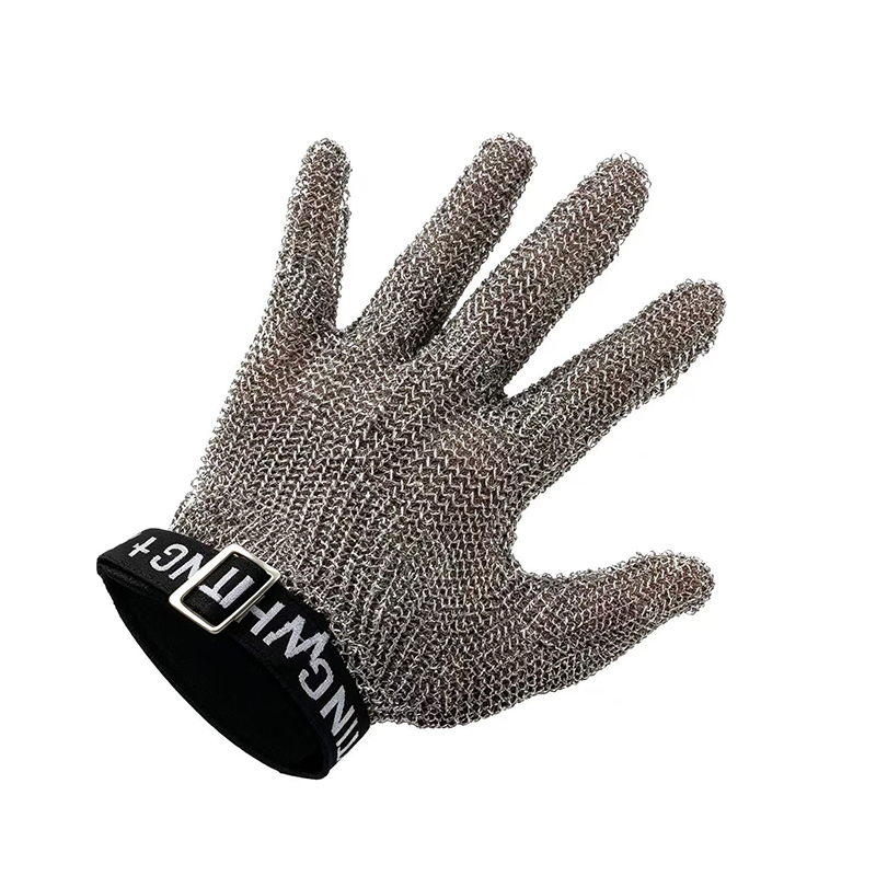 Sarung Tangan Anti Pemotongan Jaring Cincin Stainless Steel Sarung Tangan Anti Pemotongan Jaring Cincin Stainless Steel