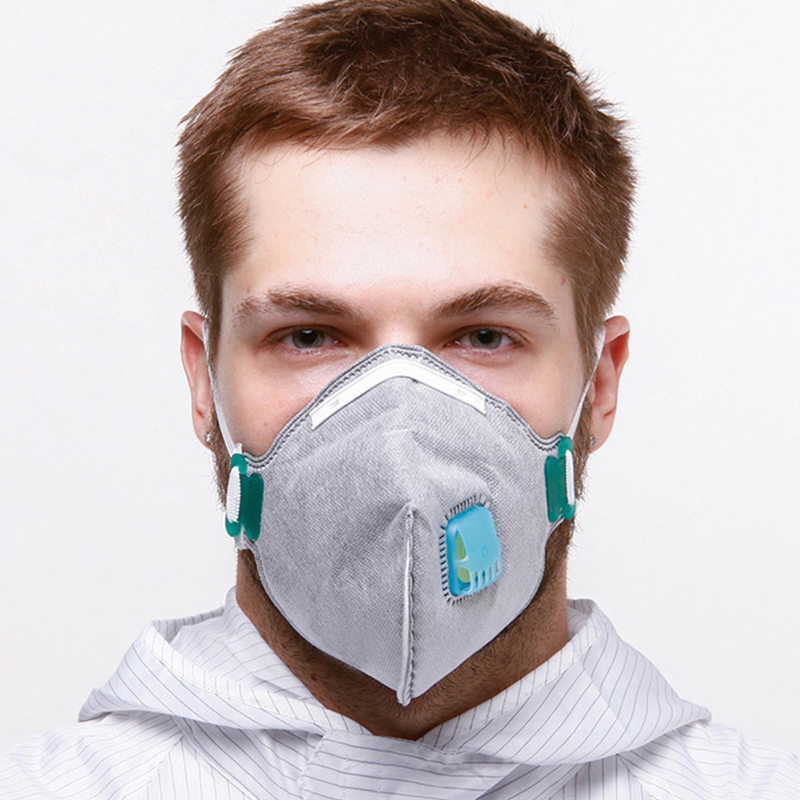 Masker Kain Non-anyaman Debu Karbon Aktif KN95