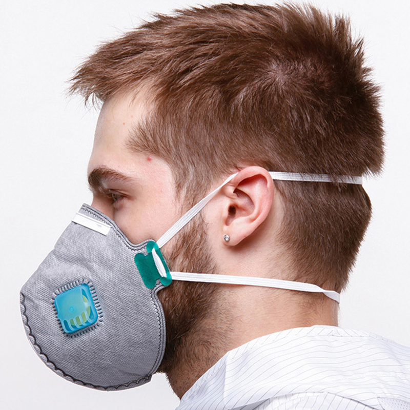 Masker Kain Non-anyaman Debu Karbon Aktif KN95