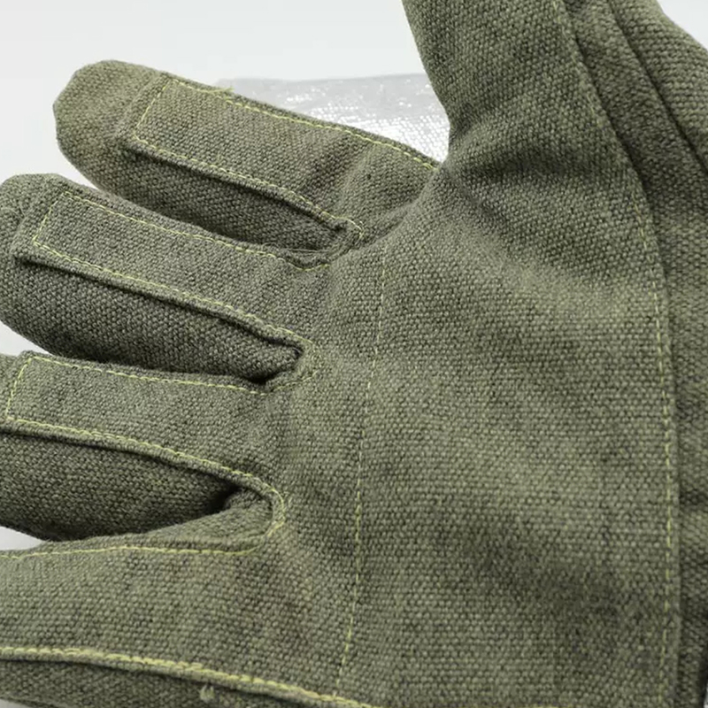 Sarung Tangan Serat Karbon Aramid Tahan Panas Bercahaya 1000°C