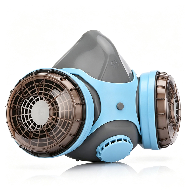 Respirator Silikon Food Grade Pemurni Udara Tanpa Tenaga