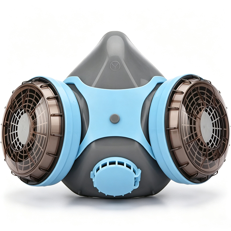 Respirator Silikon Food Grade Pemurni Udara Tanpa Tenaga