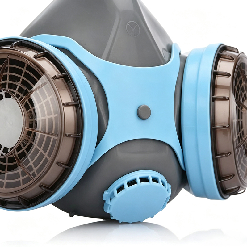 Respirator Silikon Food Grade Pemurni Udara Tanpa Tenaga