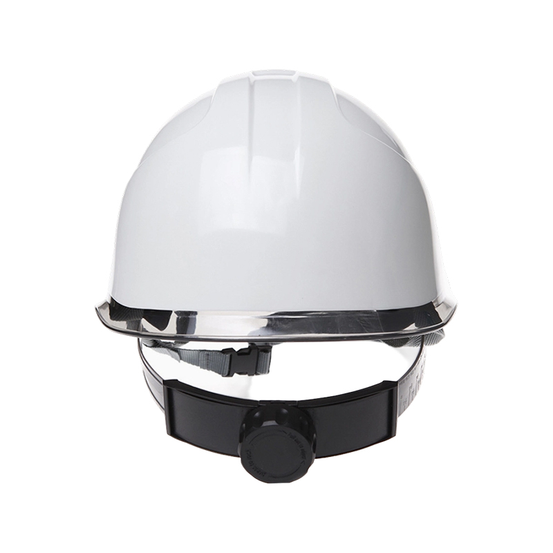 Helm Keselamatan Industri Dua Warna dengan Pinggiran Transparan