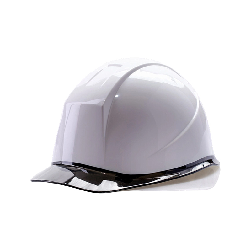 Helm Keselamatan Industri Dua Warna dengan Pinggiran Transparan