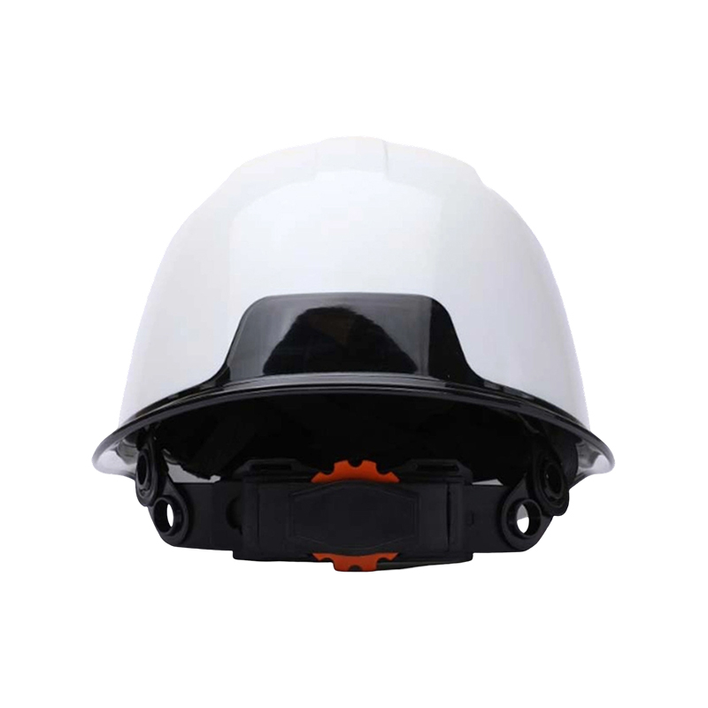 Helm Keselamatan Industri Dua Warna dengan Pinggiran Transparan