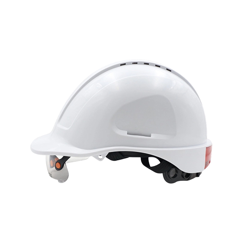 Helm kacamata dengan Visor Terintegrasi yang Dapat Ditarik