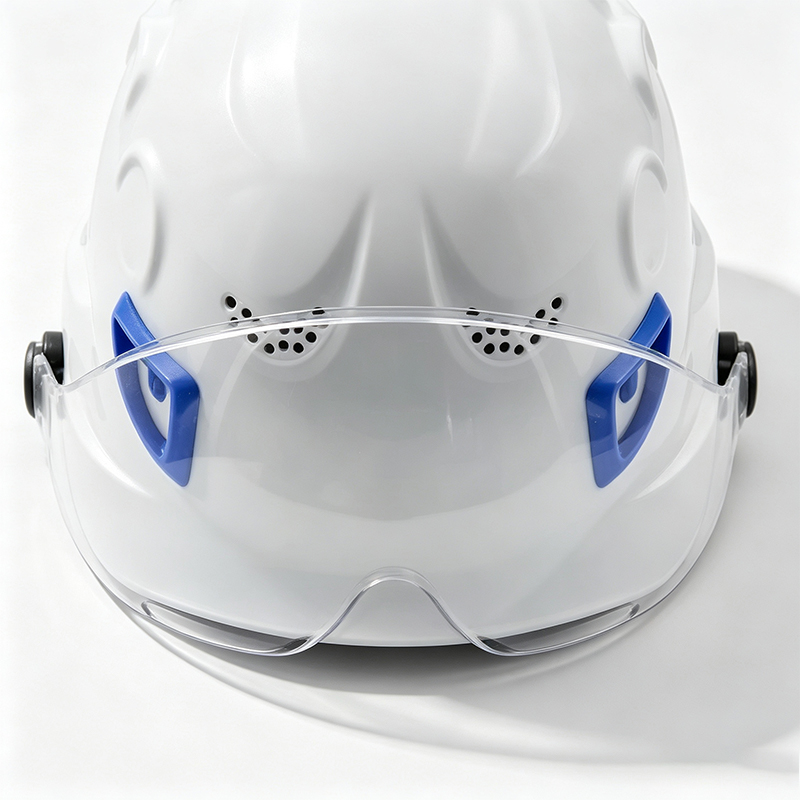 Helm Keselamatan ABS Fungsi Ganda dengan Kacamata PC Terintegrasi