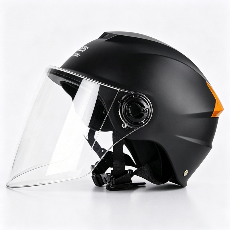 Helm Berkendara Utilitas dengan Pelindung Mata Terintegrasi
