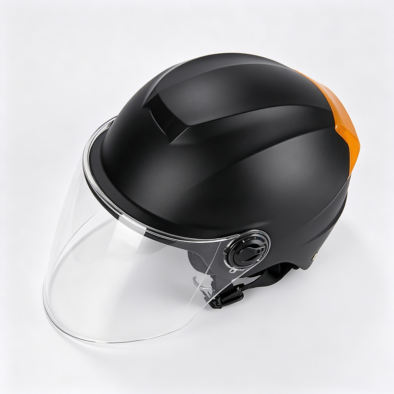 Helm Berkendara Utilitas dengan Pelindung Mata Terintegrasi
