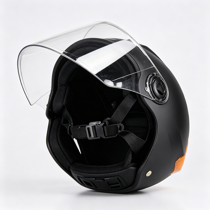 Helm Berkendara Utilitas dengan Pelindung Mata Terintegrasi