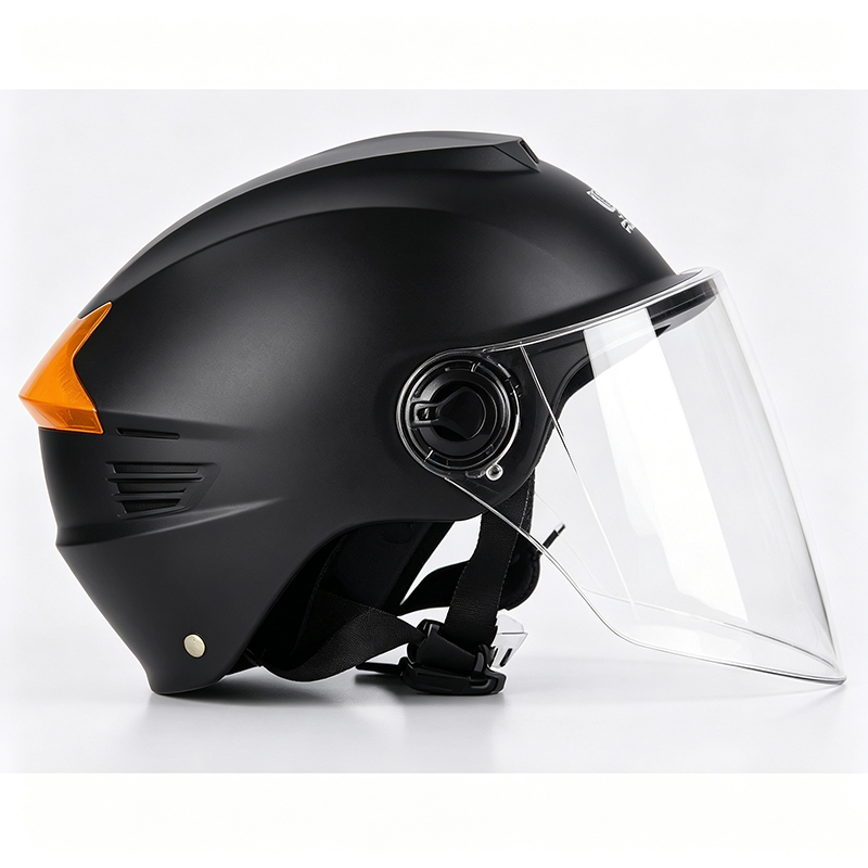 Helm Berkendara Utilitas dengan Pelindung Mata Terintegrasi