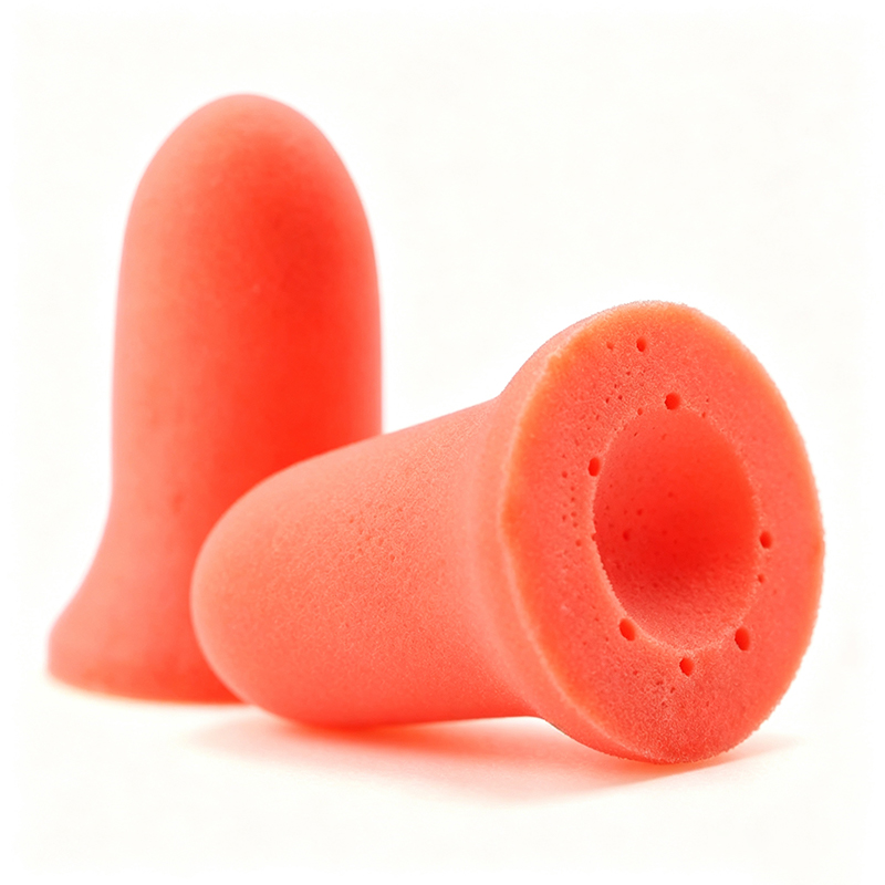 Penyumbat Telinga Busa PU Berbentuk Lonceng Ergonomis
