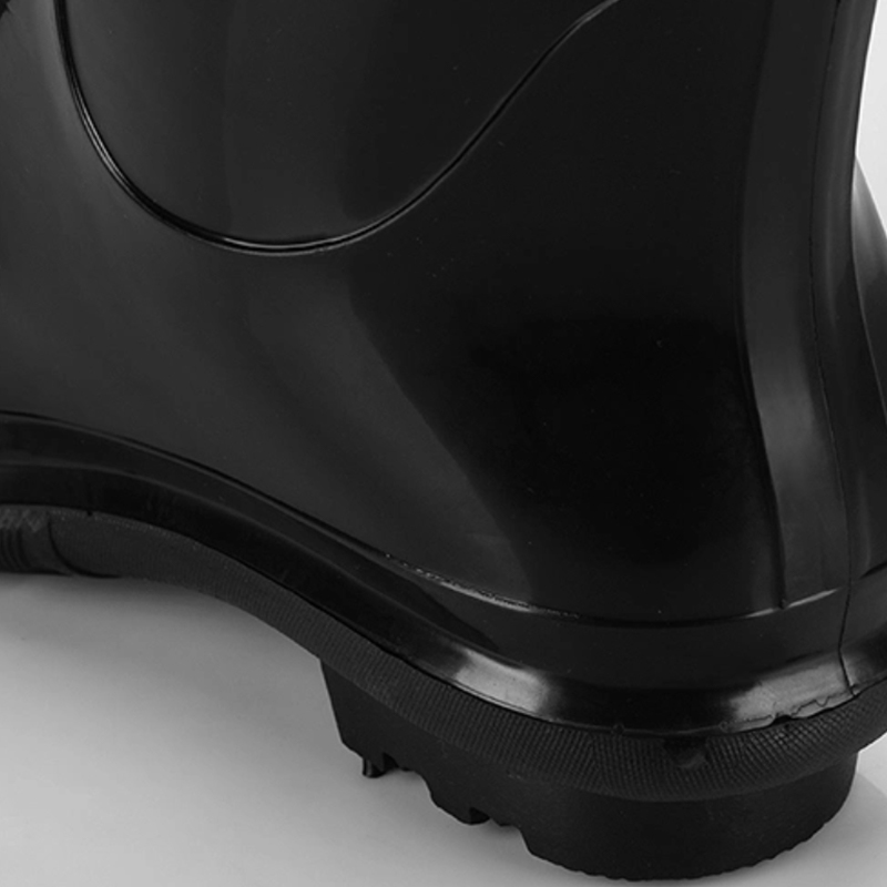 Sepatu Hujan PVC Reflektif Visibilitas Tinggi