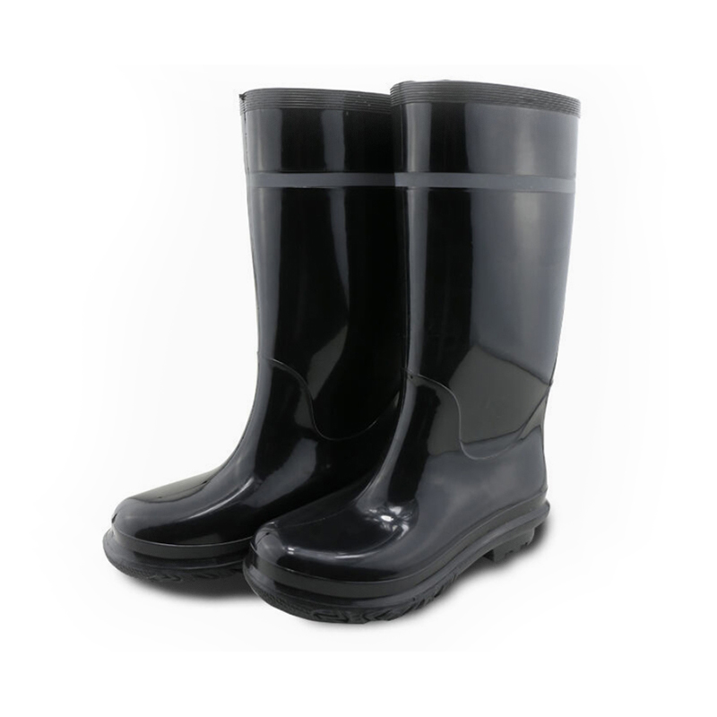 Sepatu Hujan PVC Reflektif Visibilitas Tinggi