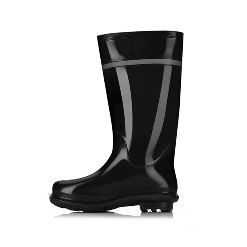 Sepatu Hujan PVC Reflektif Visibilitas Tinggi