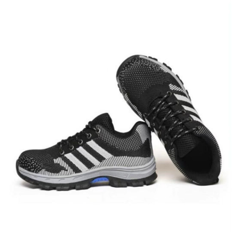 Sepatu Safety Ujung Baja Non-Anyaman yang Bernapas