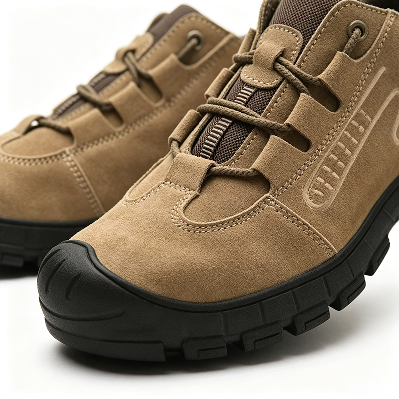 Sepatu Safety Suede Karet Anti Tusukan Kevlar