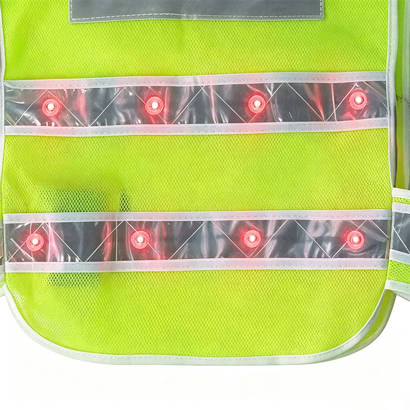 Rompi Keselamatan Reflektif LED Menyala Aktif
