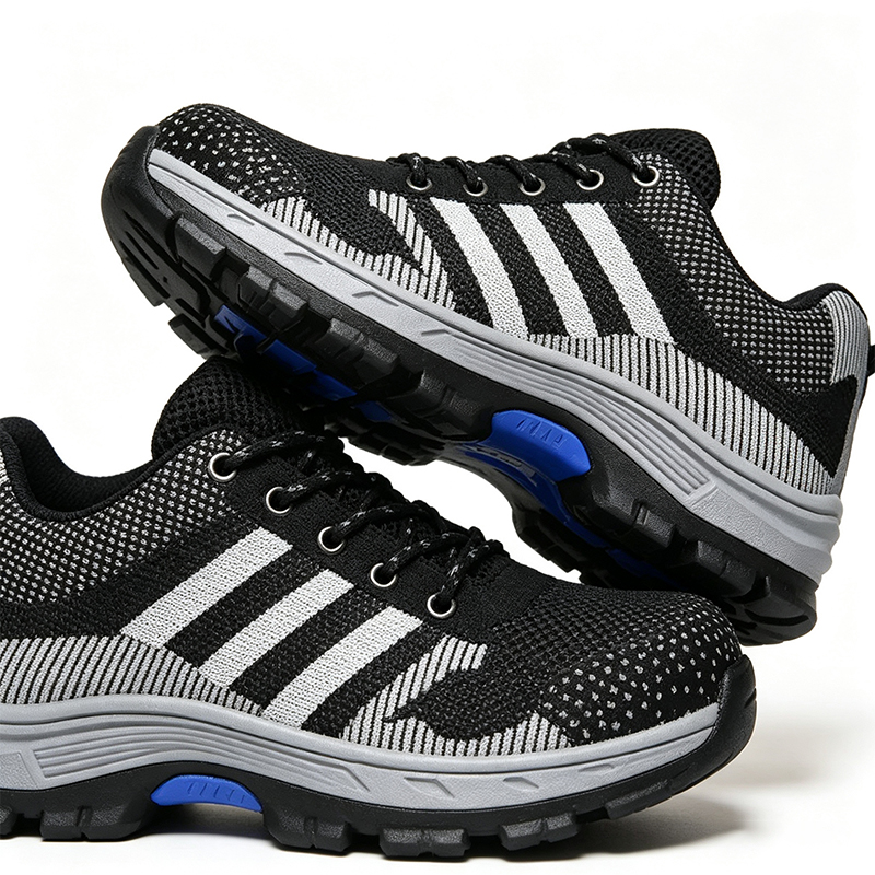 Sepatu Safety Ujung Baja Non-Anyaman yang Bernapas