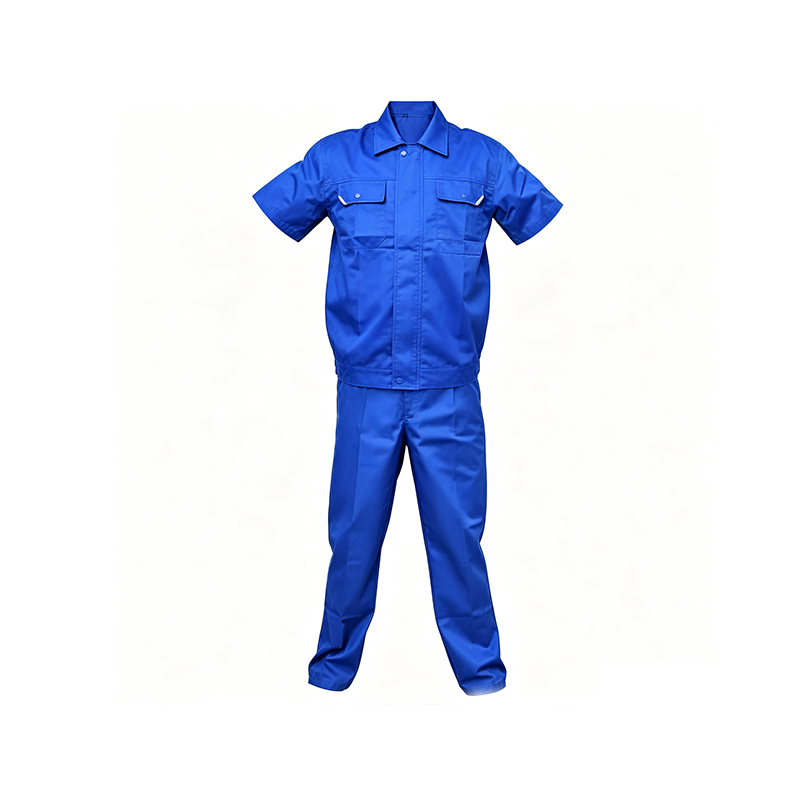 Set Overall Pakaian Kerja Musim Panas Lengan Pendek dengan Jaring Ketiak Set Overall Pakaian Kerja Musim Panas Lengan Pendek dengan Jaring Ketiak