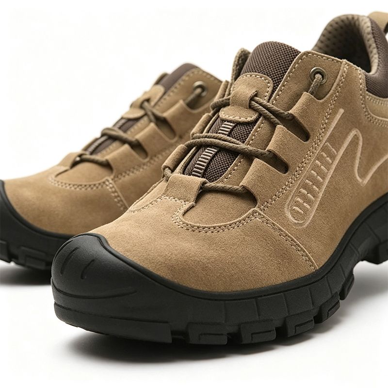 Sepatu Safety Suede Karet Anti Tusukan Kevlar