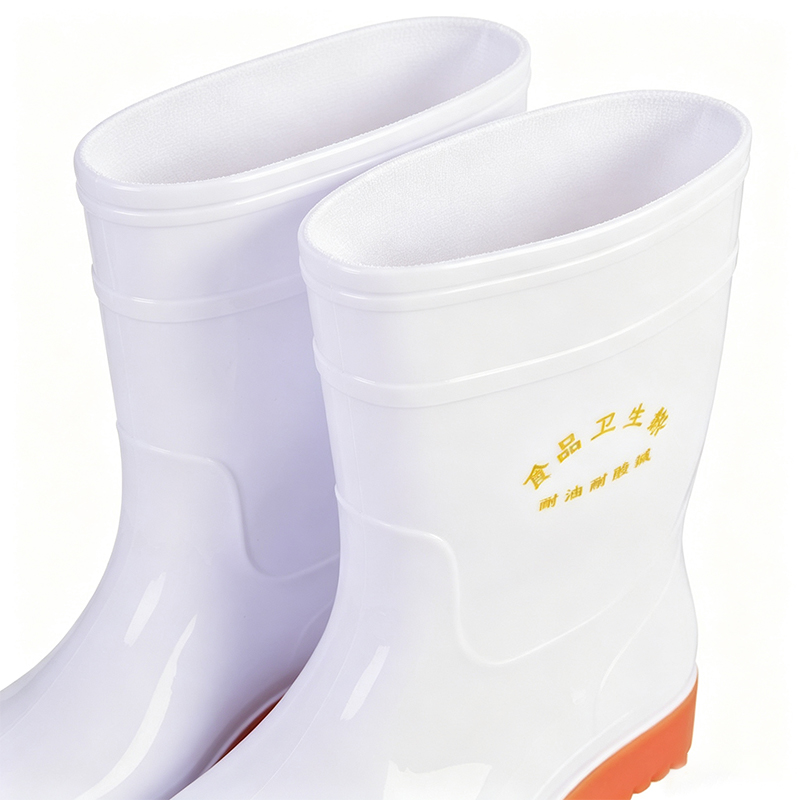 Sepatu Bot Hujan PVC Putih Food Grade