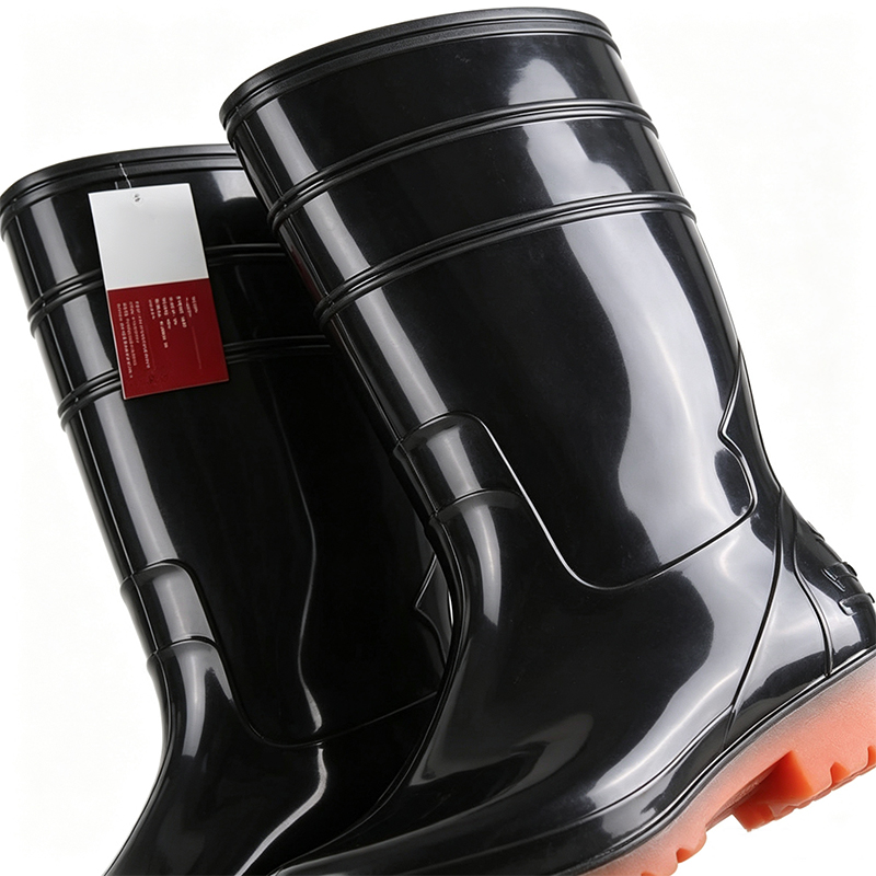 Sepatu Hujan PVC Cetakan Injeksi Tahan Kimia