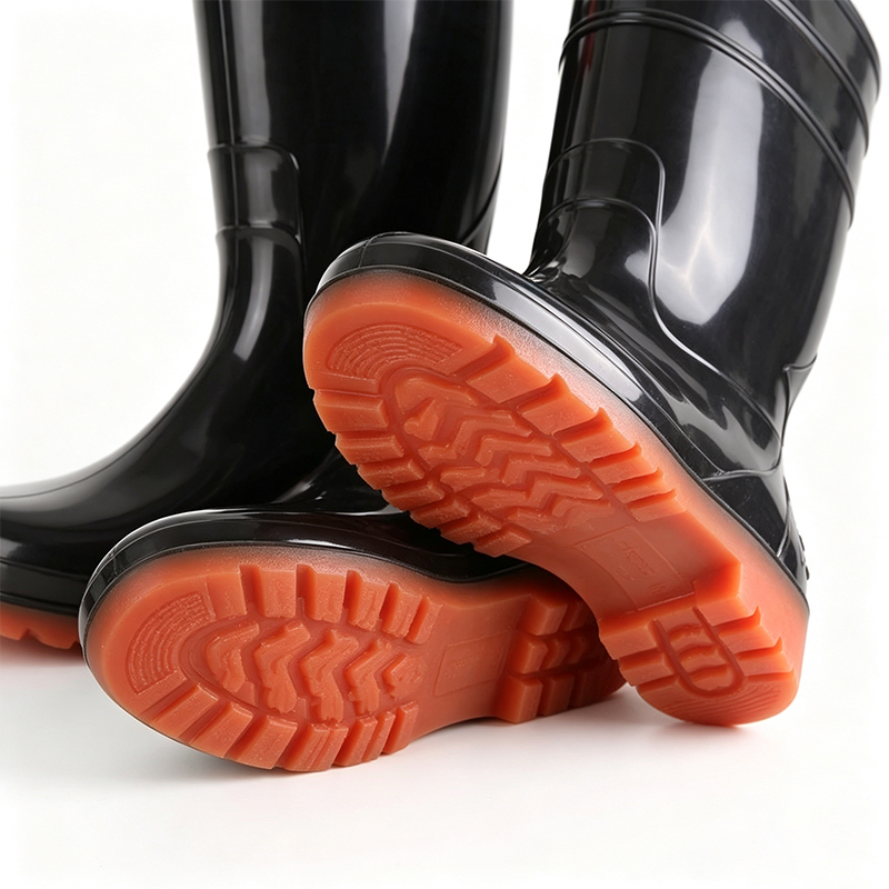Sepatu Hujan PVC Cetakan Injeksi Tahan Kimia