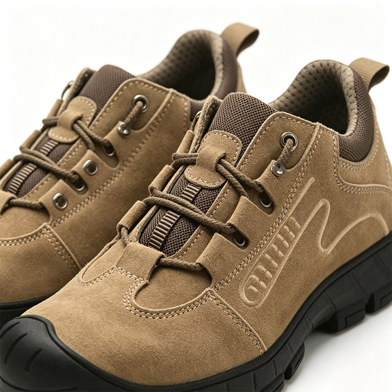 Sepatu Safety Suede Karet Anti Tusukan Kevlar