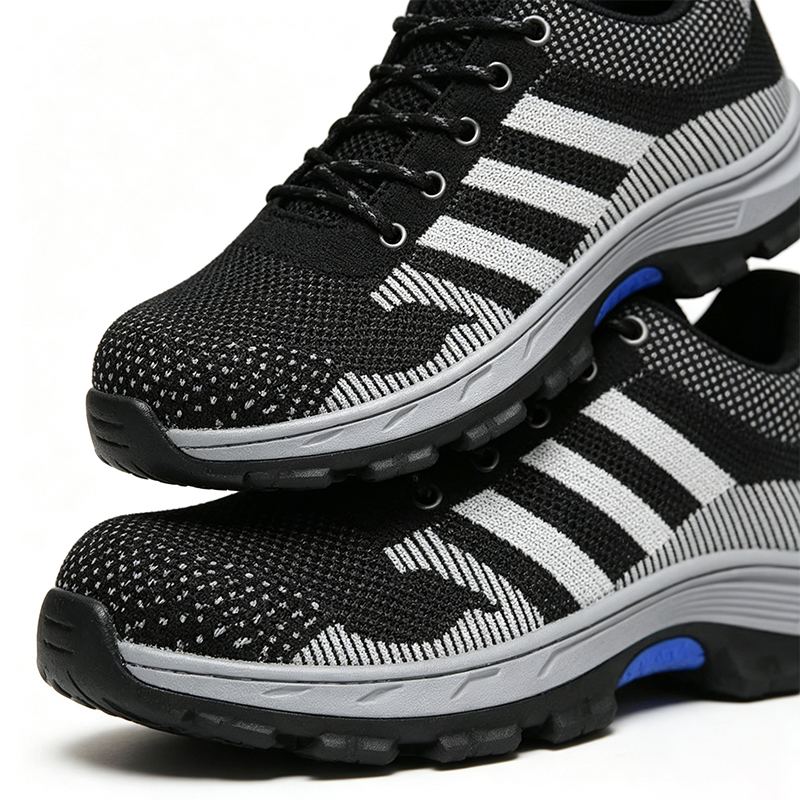 Sepatu Safety Ujung Baja Non-Anyaman yang Bernapas