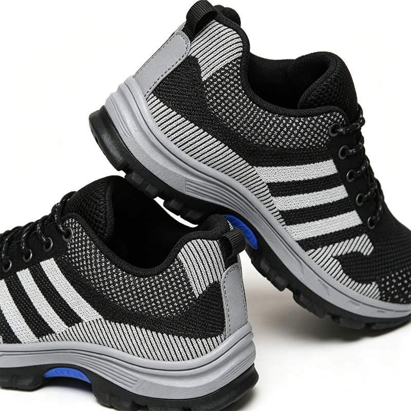 Sepatu Safety Ujung Baja Non-Anyaman yang Bernapas