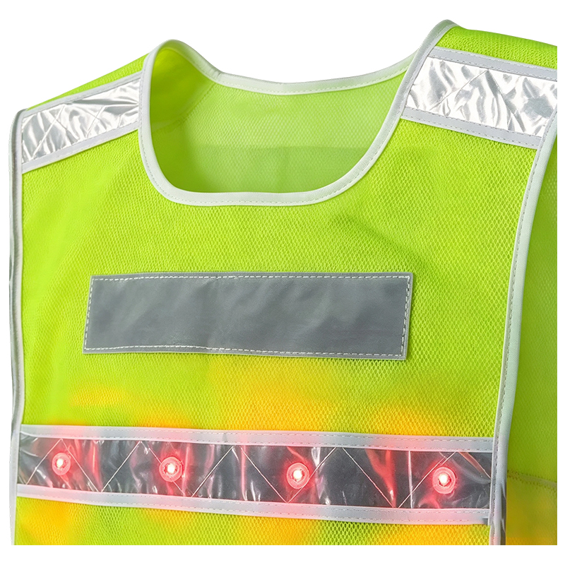 Rompi Keselamatan Reflektif LED Menyala Aktif